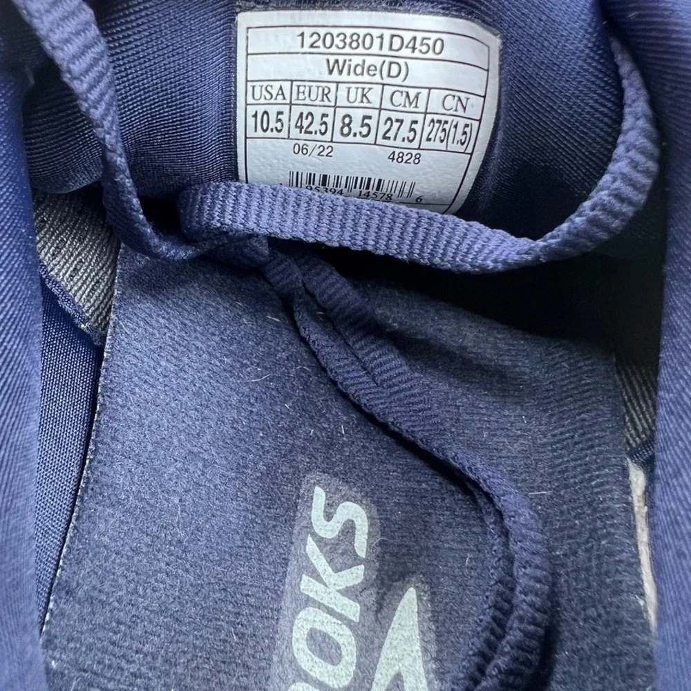 Brooks Ghost 15 Women's Size 10.5 D Wide Blue Running Shoes Sneakers 1203801D450